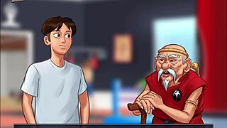 Comic book-style porn with a big dick and a big ass