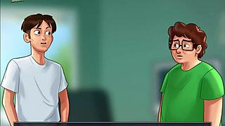 summertime saga 56 with big tits and monster cock