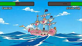 Hentai game with big cock monsters and tight pussy creampie