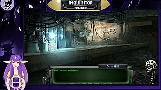 Inquisitor trainer in a futuristic world of Warhammer 40k, animated