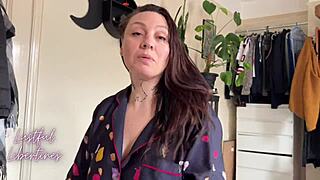 Stepmom Catches Me Filming Her Reluctant Pussy Play