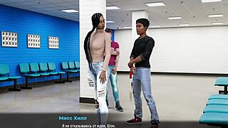 Hentai game with big natural tits called Mils of Sunville