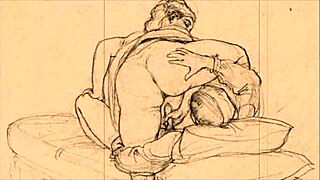 Erotic illustrations from the good old days of anime and manga