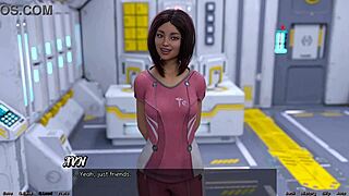 Beautiful game with a small star in the 3D space movie