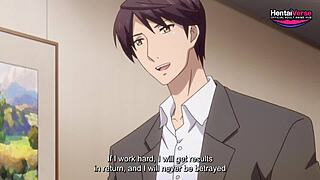 Animated hentai about the art of love and desire in a cartoon style