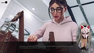 Office role play with a hot brunette secretary