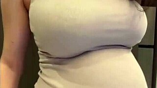 my stepmom flaunts her elastic ass and big milky tits, damn hot