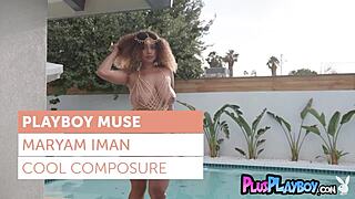 Beautiful black MILF Maryam Iman in hot poses