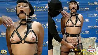 Bdsm MILF gets her ass hooked and bound for sex