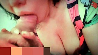 Sucking a monster cock in a public abandoned house