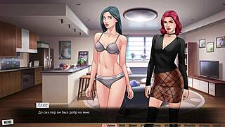 Red string part 7: A pornographic cartoon featuring big boobs and big cock