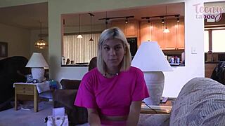 Petite teen Lilith Grace satisfies her boss's desires