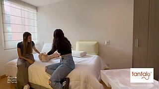 Horny housewives Scarlett and Chanel have fun with Tantaly