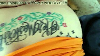 Dirty amateur MILF gets hardcore anal sex and piercing