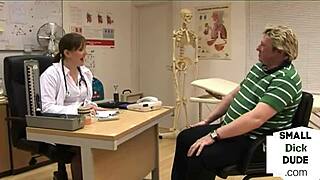 Nurses give a pathetic patient a handjob in the hospital room