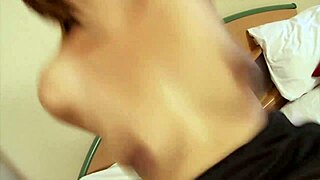 Asian beauty gets her solo desire fulfilled by big cock lover
