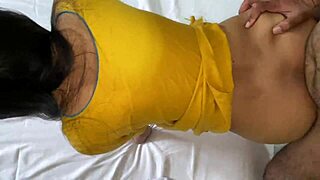 indian stepmom gets banged hard by stepson with hindi audio