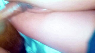 Close up and personal with an amateur housewife's big ass