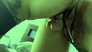 Petite Latina gets dominated and sprayed with cum