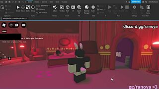A slutty girl gets fucked in different positions in a Roblox game