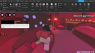 A slutty girl gets fucked in different positions in a Roblox game