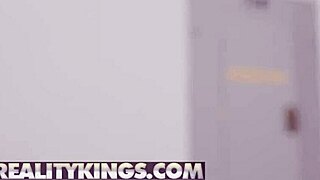Petite teens Jenna Foxx and Olivia Jayy in 3some action