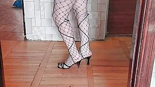 Beautiful shemale with natural breasts, horny and ready to go