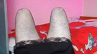 Beautiful shemale with natural breasts, horny and ready to go