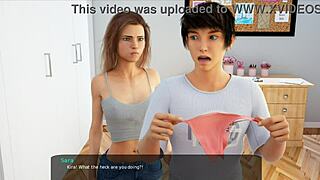Playing a naughty game with my step-sister and her friends