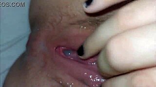 Big natural tits and a curvy body with a big pussy gets a facial in this amateur video