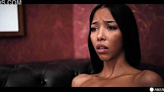 Young girl cheats with nerdy classmate and gets punished