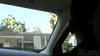 A blonde MILF gets it on with a BBC Big Black Cock