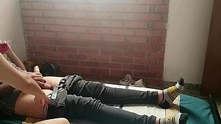Latina teen masturbates and sucks my cock passionately