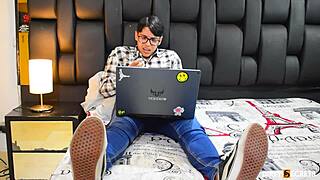 The nerdy guy dreams of fucking his stepsister