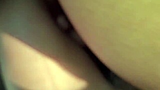 Car sex scene in motion from the beginning to end