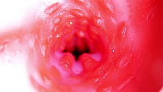 Watch camera inside pussy almost cum in 4K
