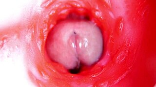 Watch camera inside pussy almost cum in 4K
