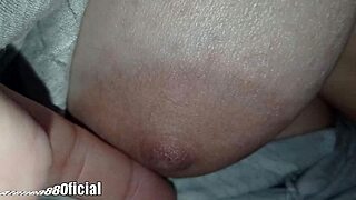 At night, my stepsister lets me play with her in the dorm roleplay.