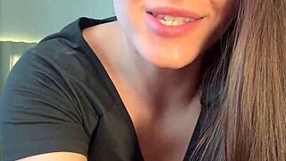 Academy girl chooses short for best workout and cum