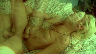 Fucking blonde teen 18+ hard on the bed