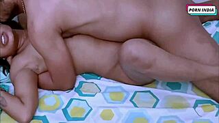Indian guy and girl having romantic sex in the morning