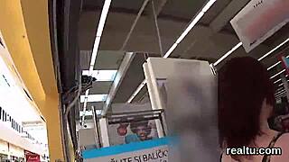 uh, this perfect czech teen 18+ got seduced at mall n' penetrated pov