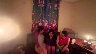The Christmas party in the land of eternal light without lights
