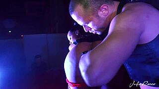 The mulatita got fucked right on the stage, what a spectacle!