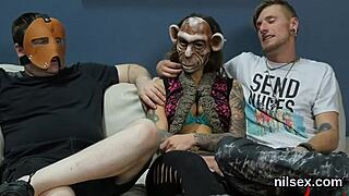 Uninhibited therapy session for nasty girl in assylum