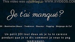 French Girl Gives Jerk Off Instructions While Pegging
