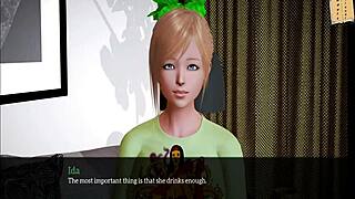 Cartoon adventure game with ecchi elements