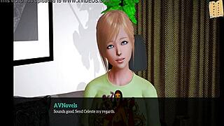 Cartoon adventure game with ecchi elements