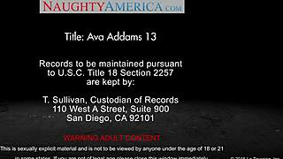 The busty blonde MILF, Ava Addams, struggled to take a huge dick