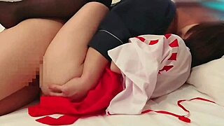 damn! cute miniskirt miko gets her wet pussy licked wild